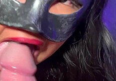 lonely latina milf films first huge cock pounding bent over in lingerie