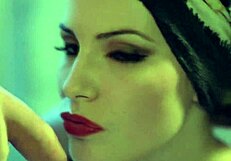 Amateur blowjob facial turns into loving slow lick swallow