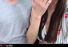 Hubby Watches Milf Lexi Luna Deepthroat Stranger's Cumshot Facial!