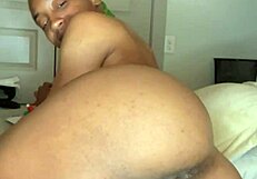 teasing my pretty black asshole and big pussy lips up close