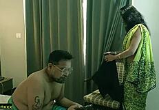 husband catches beautiful wife kissing sasur in cheating moment