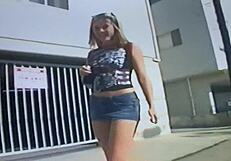 Jayna Woods Blows and Rides Cock in Upskirt