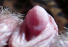 her huge clit swells and throbs visibly in this orgasm closeup view so intimate