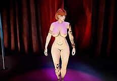 GTA 5 stripper dances naked after clothes rip off