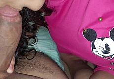 Post-Party Guest Gets Epic Blowjob From Latina In Lingerie
