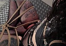 Bound Emo Slut Facefucked Roughly In Dungeon By Muscular Daddy's Monster Cock