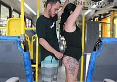 dude that creepy old guy gropes and jerks off on the curvy brunette bus girl till he cums