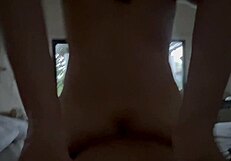 Chubby Thai milf moans wildly as big cock pounds her fat ass doggystyle hard