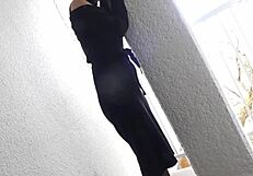 secret bedroom clips reveal stunning japanese milf's huge natural assets up close