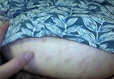 cuckold hubby finds creampie in fat wife and adds his load too