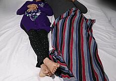 boss's wife strips naked for driver's thick black cock