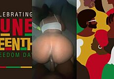 my skinny ebony pussy craves that bbc for juneteenth thrills