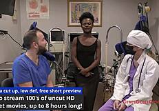 Rina's Yearly Checkup Exposes Gaping Pussy and Petite Tits