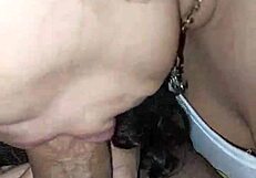 Friend's girlfriend cheats sucking my cock she can't resist it