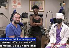 Rina's Yearly Checkup Exposes Gaping Pussy and Petite Tits