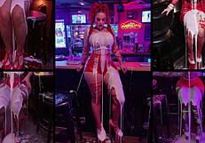 Redhead covered head to toe in hot messy cum creampie