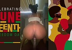 my skinny ebony pussy craves that bbc for juneteenth thrills