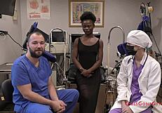 Rina's Yearly Checkup Exposes Gaping Pussy and Petite Tits