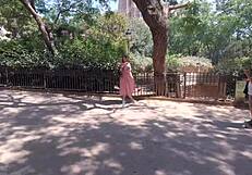 wanna trade blowjob for pics tourist sucks cock public park?