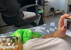 disturbing my friend's tattooed squirting wife led to crazy sensual massage sex