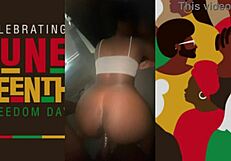 my skinny ebony pussy craves that bbc for juneteenth thrills