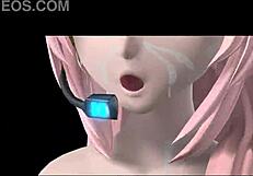hatsune miku rin luka tease huge tits asses in nude bunny mod