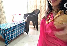 Indian Bhabhi Assfucked Hard By Student's Big Shaved Cock Creampie.