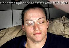 Could you handle this huge homemade facial exploding right into her eyes?