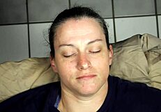Could you handle this huge homemade facial exploding right into her eyes?