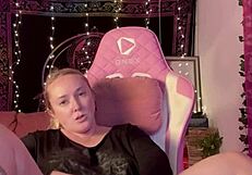 My hairy wet beaver stretches wide around this huge 11-inch fantasy dildo toy