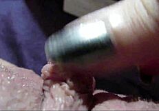 WATCH HER BIG CLIT PUSSY SQUIRT IN EXTREME CLOSE-UP ORGASM!