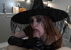 Did sexy witch steal your cum for potion?