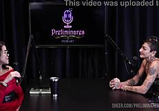 Caroleta Roots Best Moments Teasing Preliminaries Podcast with Bia Hot Part 2 Sheer Red
