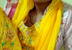 Desi Indian Maid Wife's First Dirty Talk Blowjob Turns Into Bedroom Creampie Fuck
