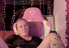 My hairy wet beaver stretches wide around this huge 11-inch fantasy dildo toy