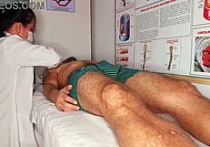 i uh got this massive erection right in fronta the sexy nurse!!