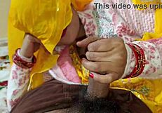 Desi Indian Maid Wife's First Dirty Talk Blowjob Turns Into Bedroom Creampie Fuck