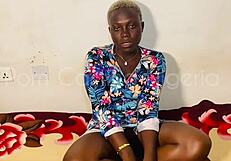 Ebony Choco Casting Features Big Ass Fingering Shaved Pussy and Horny Masturbation