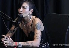 Caroleta Roots Best Moments Teasing Preliminaries Podcast with Bia Hot Part 2 Sheer Red