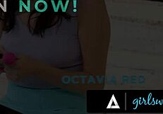 wanna see octavia red control roommate's vibrator till she squirms?