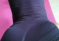 cheating with wife's skinny zumba instructor big cock creampie lingerie orgasm next door