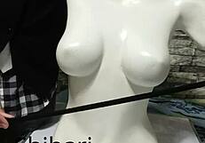Step-by-step BDSM tutorial on binding and tying peruvian boobs for tight tit bondage play.