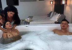 hot therapist's steamy threesome cures patient's dysfunction with dilan clavijo