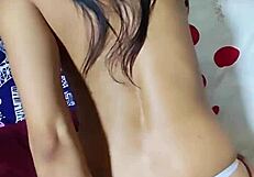 Asi papi, on all fours till my boyfriend's friend explodes across my cute latina face
