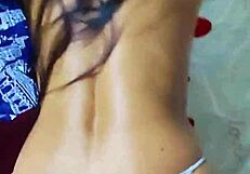 Asi papi, on all fours till my boyfriend's friend explodes across my cute latina face