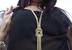 colombian juanita chia's juicy pussy hints at first-time stranger pounding moans