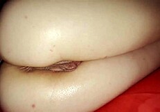 damn this babe sleeps tight but her shaved pussy ass begs for sneaky play