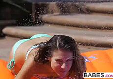 eliza jane and tara ashley spy milf anal licking on hidden cam slip slide