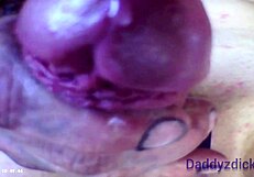 Watch this amateur tease his monster cock before the huge homemade cumshot explosion