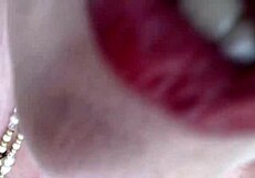 Blue Eyed Dawnskye Shares Shaved Pussy Masturbation for Birthday